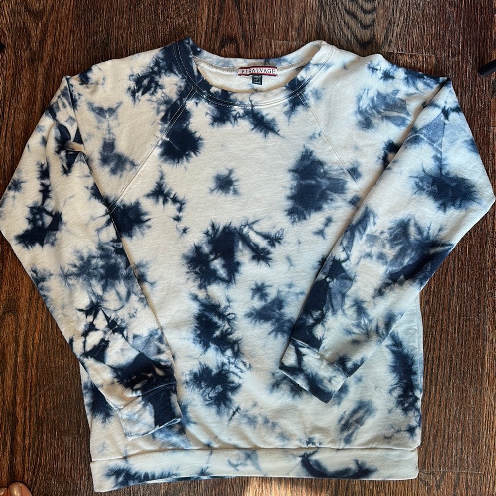 PJ Salvage Tie Dye Sweatshirt, Size Small (165)
